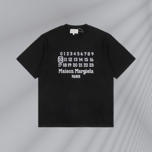 Maison Margiela 23ss 모자이크 디지털 자수 반팔 티셔츠 280g