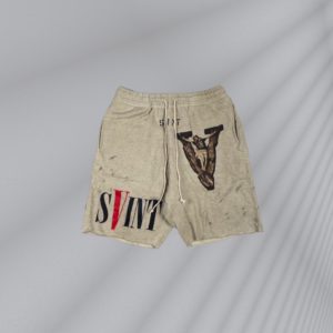 Saint Michael x Vlone 22ss Jesus 반바지