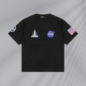 Balenciaga 23ss Nasa 항공 자수 반팔 230g