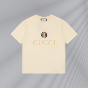 Gucci 23ss 자수 반팔 티셔츠 260g