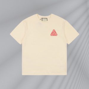 Gucci x Palace 23ss 자수 반팔 반팔 티셔츠 230g