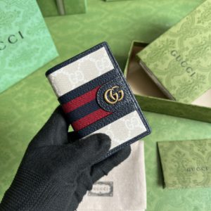 [GUCCI] 구찌 오피디아 GG 플랩 카드지갑 706853