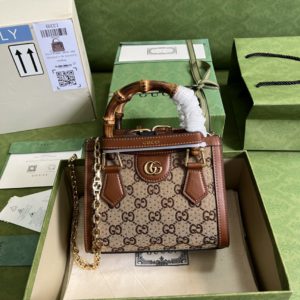 [GUCCI] 구찌 다이애나 리자드 미니 토트백 675800