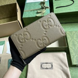 [GUCCI] 구찌 점보 GG 지퍼 장지갑 739482