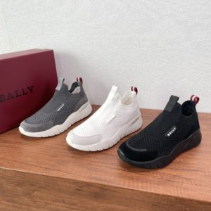 BALLY 발리 플라이우븐 스웨이드 소가죽 니트 캐주얼 슈즈