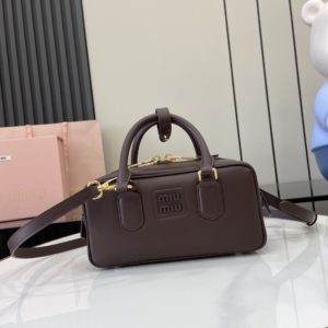 Miu Miu Arcadie Bag 미우 미우 아르카디 소가죽 탑핸들백 22cm