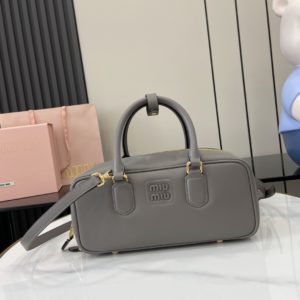 Miu Miu Arcadie Bag 미우 미우 아르카디 소가죽 탑핸들백 27cm