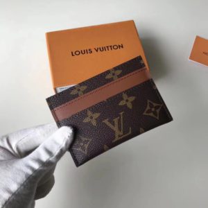 LOUIS VUITTON PORTE CARTES DOUBLE<br>루이비통 남녀공용 카드지갑<br><i>11x1cm</i>