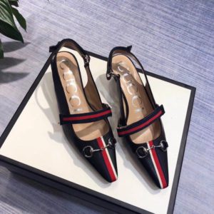 GUCCI MID HILL SANDLE<br>구찌 미드힐 샌들<br><i>38-40 SIZE</i>