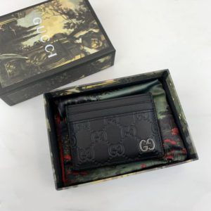 GUCCI GG SIGNATURE CARD CASE 구찌 GG 시그니처 카드 케이스