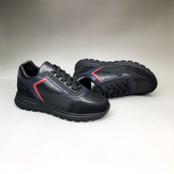 PRADA BRUSHED ROIS LEATHER SNEAKERS 프라다 브러시드 로이스 레더 스니커즈