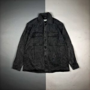 OFF-WHITE 20 Black denim jacket 오프화이트 블랙 데님 셔츠