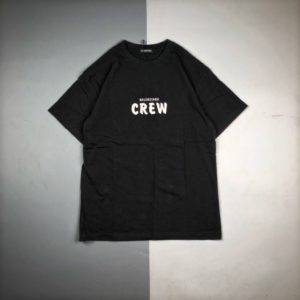 Balenciaga X Crew Print Oversized T-Shirt 발렌시아가 라지핏 프린트 티셔츠