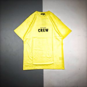 Balenciaga X Crew Print Oversized T-Shirt 발렌시아가 라지핏 프린트 티셔츠