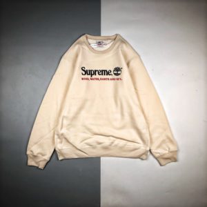 [Supreme x Timberland] 슈프림 팀버랜드 크루넥 Crewneck Natural Sweatshirt