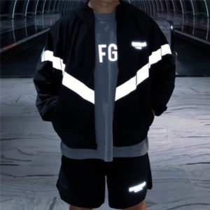 [FEAR OF GOD] 피어오브갓 FOG 에센셜 3M 반사필름 리플렉티브 바람막이 자켓
