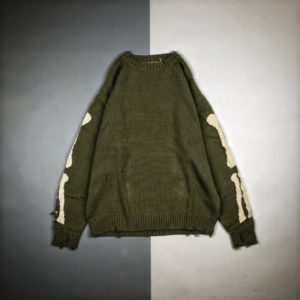 [KAPITAL] 캐피탈 20SS 스컬 엠 브로이 더리 크루넥 스웨터