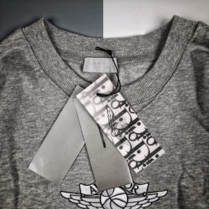 [Dior x Air Jordan] 디올 x 에어조던 20FW 플라이 윙 로고 자수 스웨트 셔츠