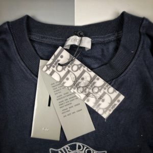 [Dior x Air Jordan] 디올 x 에어조던 20FW 플라이 윙 로고 자수 스웨트 셔츠