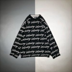 [BALENCIAGA] 발렌시아가 20FW Barrage로고 자카드 스웨터