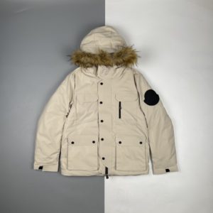 [MONCLER] 몽클레어 x 롤링스톤 Rolling Stone Big Tongue Co-branded Hooded Down Jacket