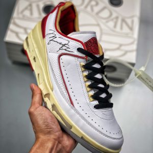 [NIKE] 오프화이트 x 에어 조던 2 OFF-WHITE x Air Jordan 2 “White Varsity Red”