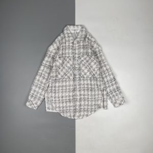 [CHARLIE LUCIANO] 찰리 루치아노 20FW 격자 무늬 모직 셔츠
