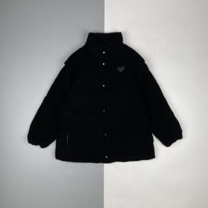 [PRADA] 프라다 벨벳 다운 재킷 조끼