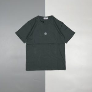 [STONE ISLAND] 스톤아일랜드 로고 프린트 반팔 티셔츠
