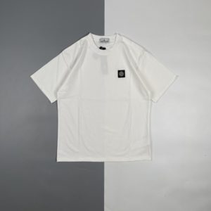 [STONE ISLAND] 스톤아일랜드 클래식 스몰 로고 자수 반팔 티셔츠