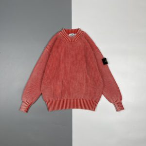 [STONE ISLAND] 스톤아일랜드 암 로고 라운드넥 스웨터