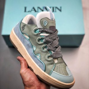 [LANVIN] 랑방 Leather Curb Sneakers 스니커즈
