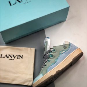 [LANVIN] 랑방 Leather Curb Sneakers 스니커즈