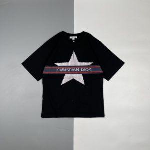[DIOR] 디올 22SS 스타 인쇄 로고 반팔 티셔츠