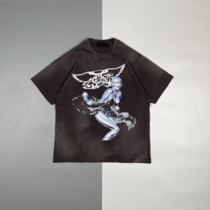 [SAINT MICHAEL x Sorayama] 세인트 미카엘 프린트 반팔 티셔츠