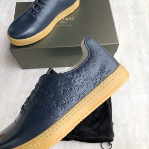 [BERLUTI] 벨루티 에덴 가죽 스니커즈 Eden Scritto Leather Sneakers