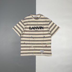 [LANVIN X GALLERY DEPT.] 갤러리 디파트먼트 x 랑방 22SS 자수 반팔 티셔츠