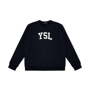 [YSL] 생 로랑 프린트 라운드넥 풀오버 스웨트셔츠