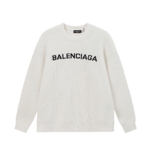 [BALENCIAGA] 발렌시아가 클래식 가슴 프론트 로고 크루넥 스웨터
