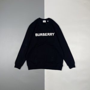 Burberry 22Fw 심플 레터 프린트 라운드넥 스웨트셔츠