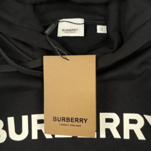 Burberry 22Fw 심플 레터 프린트 후드 스웨트셔츠