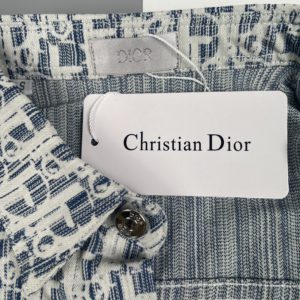 [Dior] DIOR X STUSSY 22FW CD 자카드 롱 셔츠