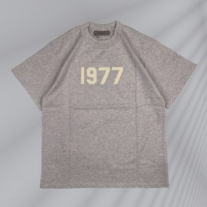 Fear Of God-Essentials 22ss 1977 Flocking Printed Short Sleeves