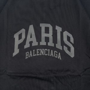 Balenciaga 23ss Paris 한정 레터 프린팅 반팔 티셔츠