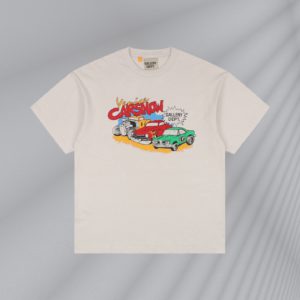 GALLERY DEPT 23SS Retro auto show 프린트 반팔 티셔츠 230g