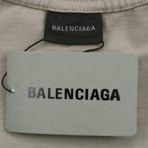 Balenciaga 23ss 반팔 자수 로고 티셔츠