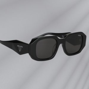 [PRADA] 프라다 선글라스 Prada PR 17WS 1AB5S0 Plastic Rectangle Sunglasses