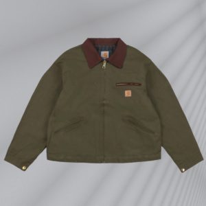 [Carhart] 칼하트 23Fw 워크웨어 캔버스 크롭 재킷