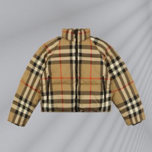 Burberry 버버리 23Fw 라지 체크무늬 숏다운 재킷