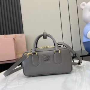 Miu Miu Arcadie Bag 미우 미우 아르카디 소가죽 탑핸들백 22cm